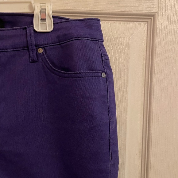Nine West Purple Jeans | Cigarette fit | Skinny Leg | Size 10 | - Picture 2 of 7